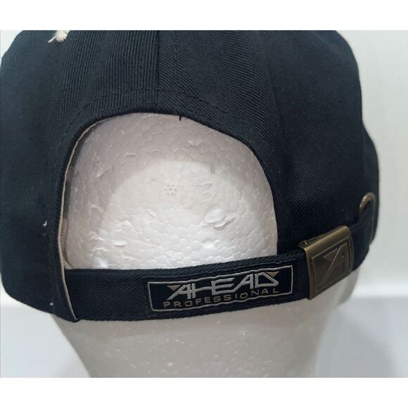 Vintage Big Oak Golf Course Baseball Hat Black Ahead Golfer Geneva NY - Picture 6 of 9